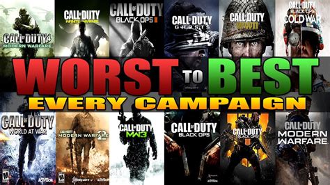 which call of duty has the best campaign|best call of duty ranked.